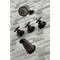 Kingston Brass Tub and Shower Faucet, Oil Rubbed Bronze, Wall Mount KBX8135ZX - alternate 3